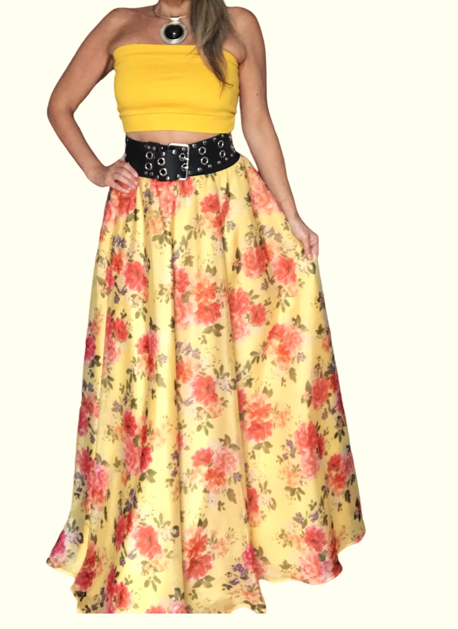 Dlouá letní sukně - maxi sukně BOROS SK-L-YE03